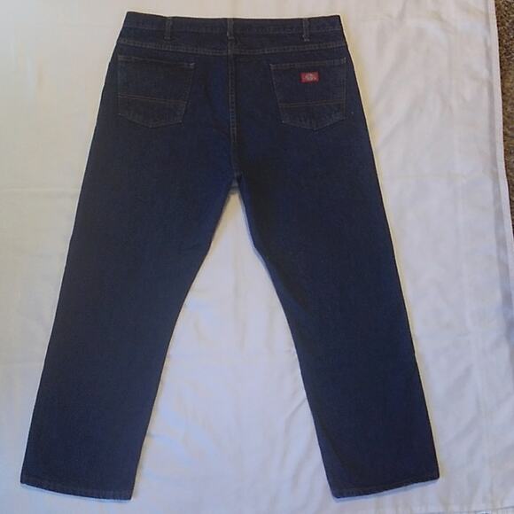 Dickies Straight Cotton Denim Blue Jeans 42X30 - Picture 6 of 8